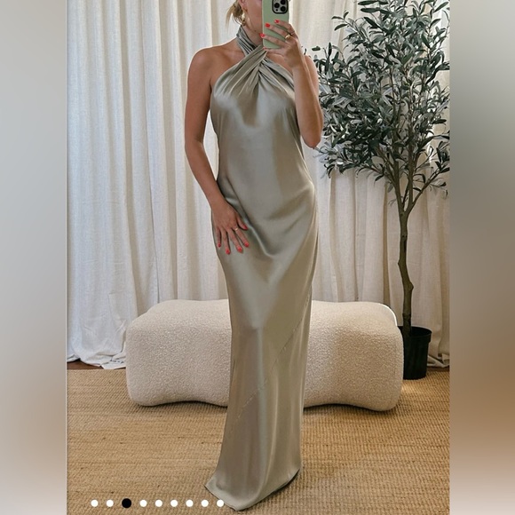 Show Me Your Mumu Jasmine Halter Maxi Dress - Picture 1 of 7